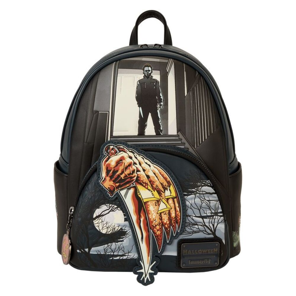 Halloween Michael Myers Jack-O'-Lantern Glow Mini Backpack